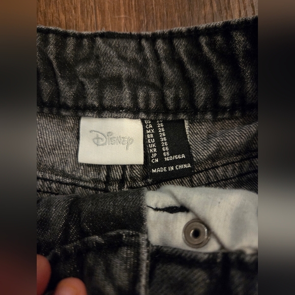 Mickey Mouse Disney shorts distressed jean shorts - Picture 2 of 5